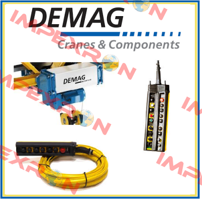 COMPLETE LIFTING BLOCK FOR CRANE CABLE WITH TWO SHEAVES LOAD OF 15 TONS  Demag