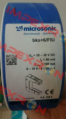 p/n: 14201, Type: bks+6/FIU Microsonic