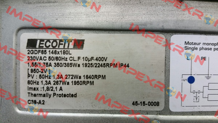 2GDF65 146x180L C39-A2 Ecofit