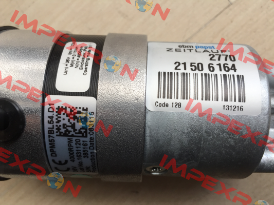 2770 21 50 6164  CODE:128 131216 - OEM for Wittur GmbH  EBM Papst