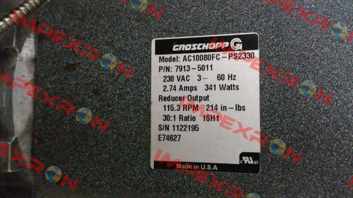 7913-5011 OEM  Groschopp