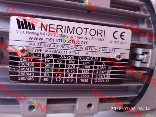 DNB0R080A41-B14 Neri Motori