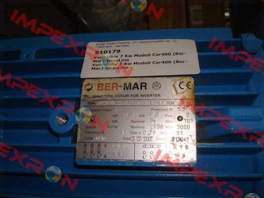 BM132V2.CAR400 Ber-Mar Motors