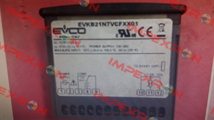 EVK521N7VCFXX01 invalid reference, valid EVKB21N7VCFXX01 EVCO - Every Control