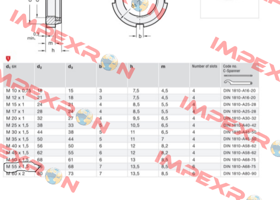 DIN 1810-A68-75 Elesa Ganter