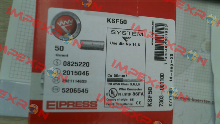 KSF50 (pack x50) Elpress