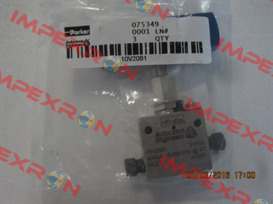 10V2081 Autoclave Engineers (Parker)