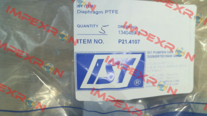 P21.4107  (Mechanical Diaphragm for MD49S6 F ZCA2VL) Obl