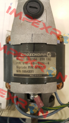 Model: SK8104 230VAC P/N: 910-40-0124-6 (OEM FOR Signode)  Groschopp