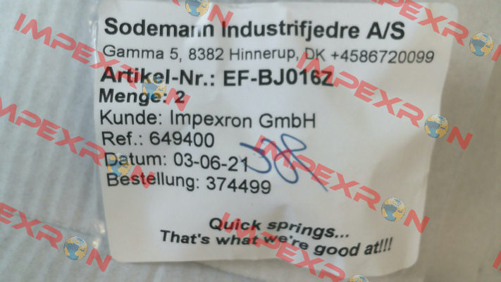 EF-BJ016Z Sodemann