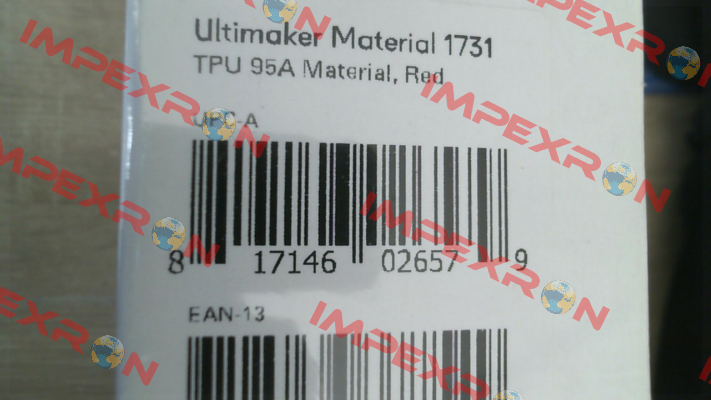 TPU 95A 2.85MM RED 750GR FILAMENT Ultimaker