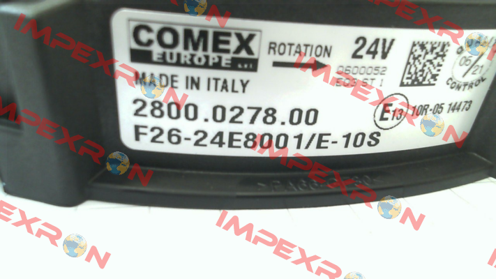 P/N: 58013, Type: F26-24E8001-10S Comex