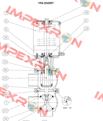 Pos. No. 213 For YPA 50 Divert  Bardiani Valvole