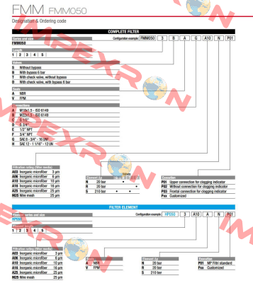 FMM-050-3-B-A-C-A10-N-P01 MP Filtri