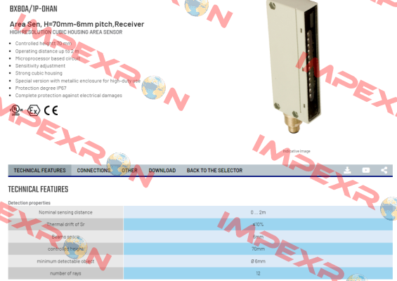 BX80A/1P-0HAN Micro Detectors / Diell