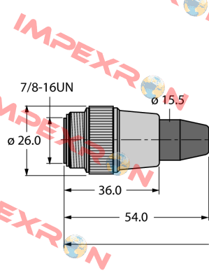 RSV-RKV-FBY49OG-85M/5D Turck