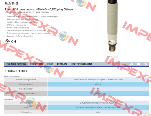 FAL4/BN-0E Micro Detectors / Diell