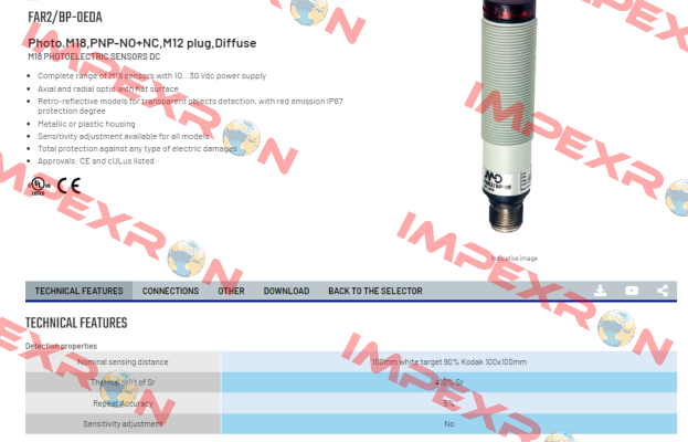 FAR2/BP-0EDA Micro Detectors / Diell