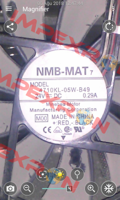 4710KL-05W-B59-E00 blocking signal 24V-DC-Fan-119X119X25 / 112.2080 Minebea